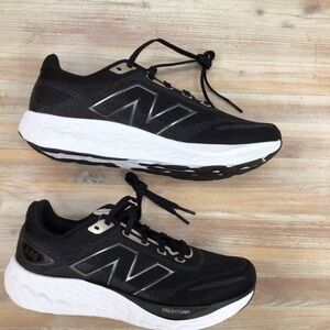 Black and White Running Shoes